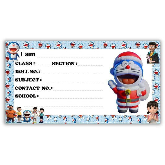 Kids Name Slips Cartoon Printed - Pack of 36 - Self Fill in