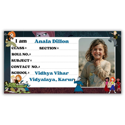 Kids Photo Name Slips Pack of 36