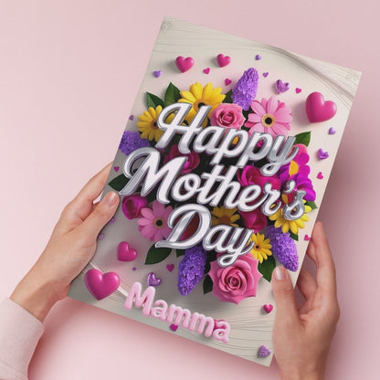 Mother's Day Greeting Card with Envelope - Gift for Mom