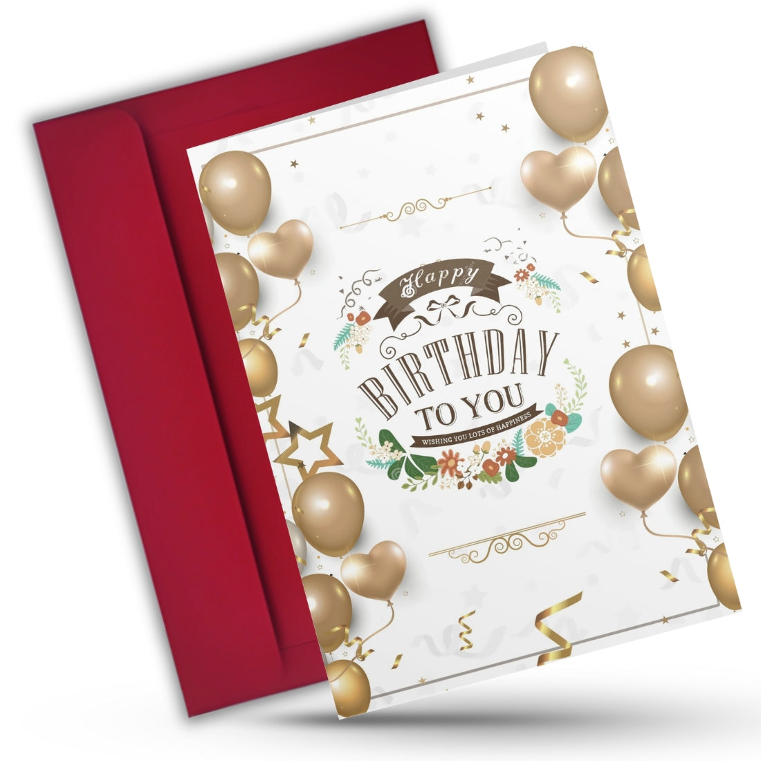 Happy Birthday Greeting Card For Family, Friends