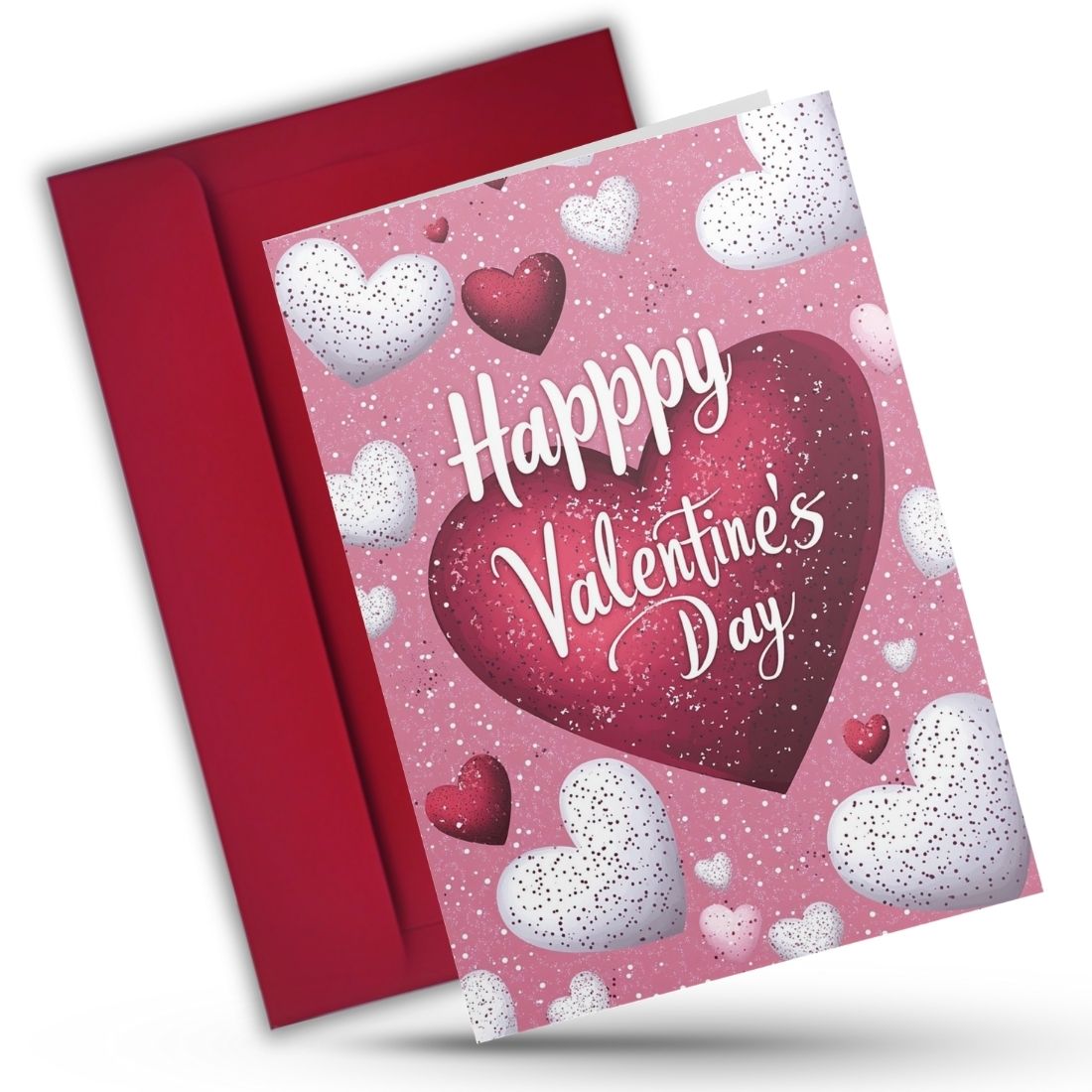 Valentine's Day Greeting Card with Envelope