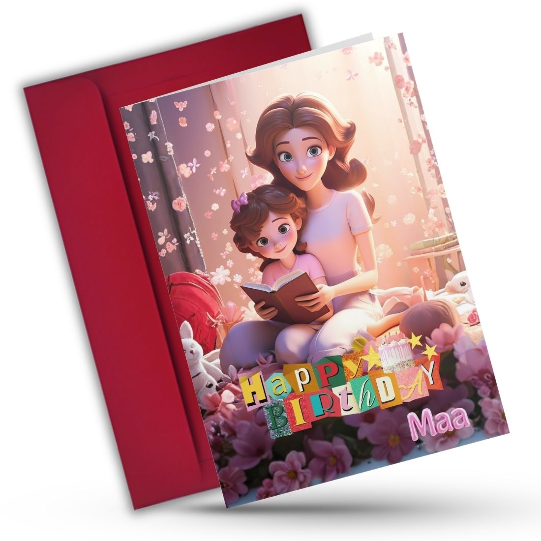 Mother Birthday Greeting Card with Envelope