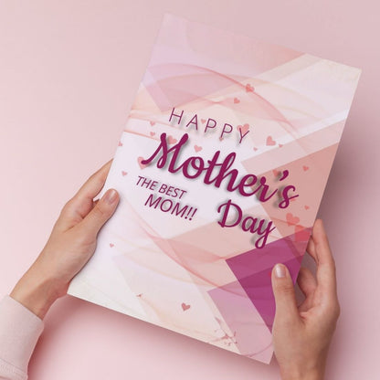 Mother's Day Greeting Card with Envelope - Gift for Mom