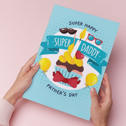 Father's Day Card for Dad — Printed Greeting Card with Envelope