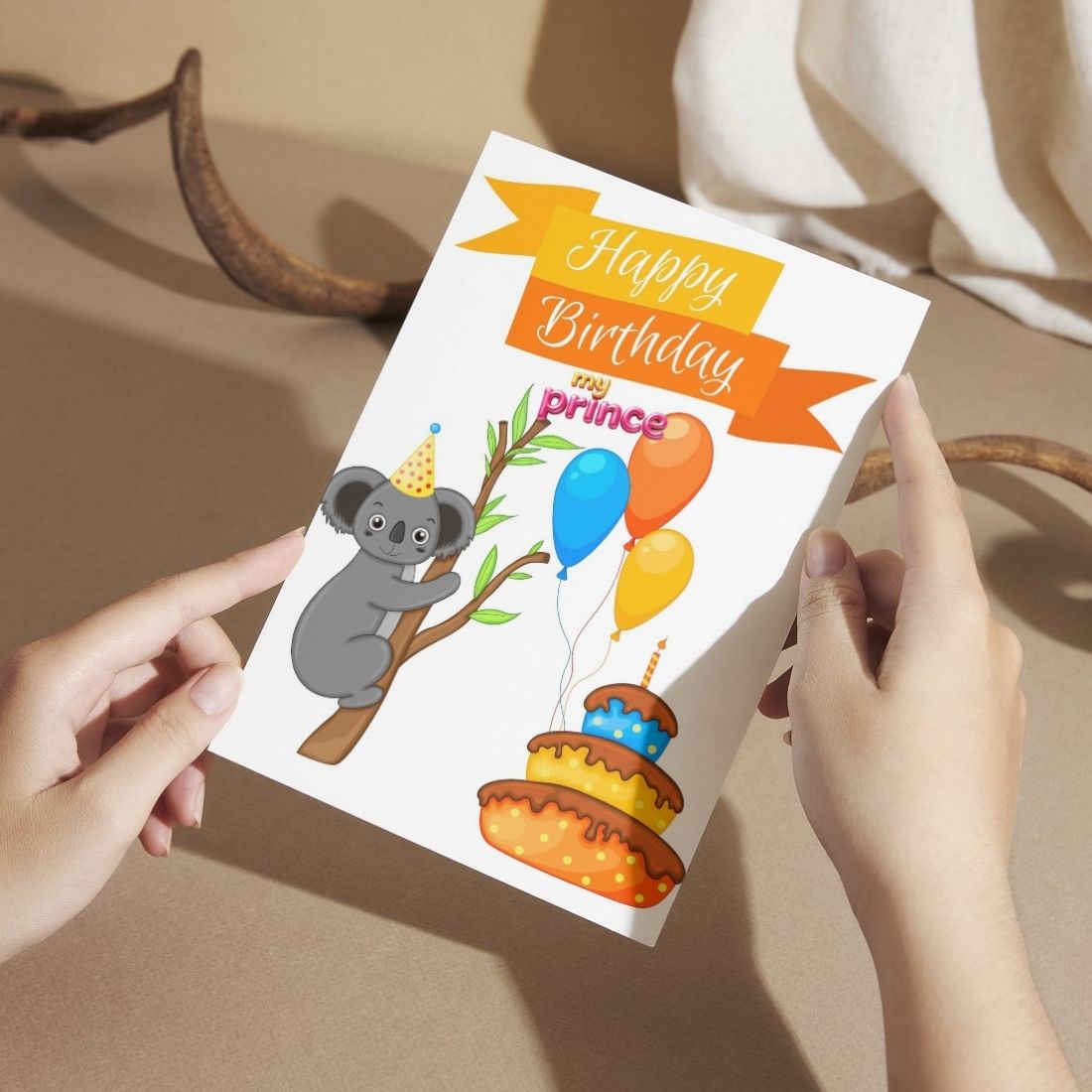 Son Birthday Greeting Card with Envelope