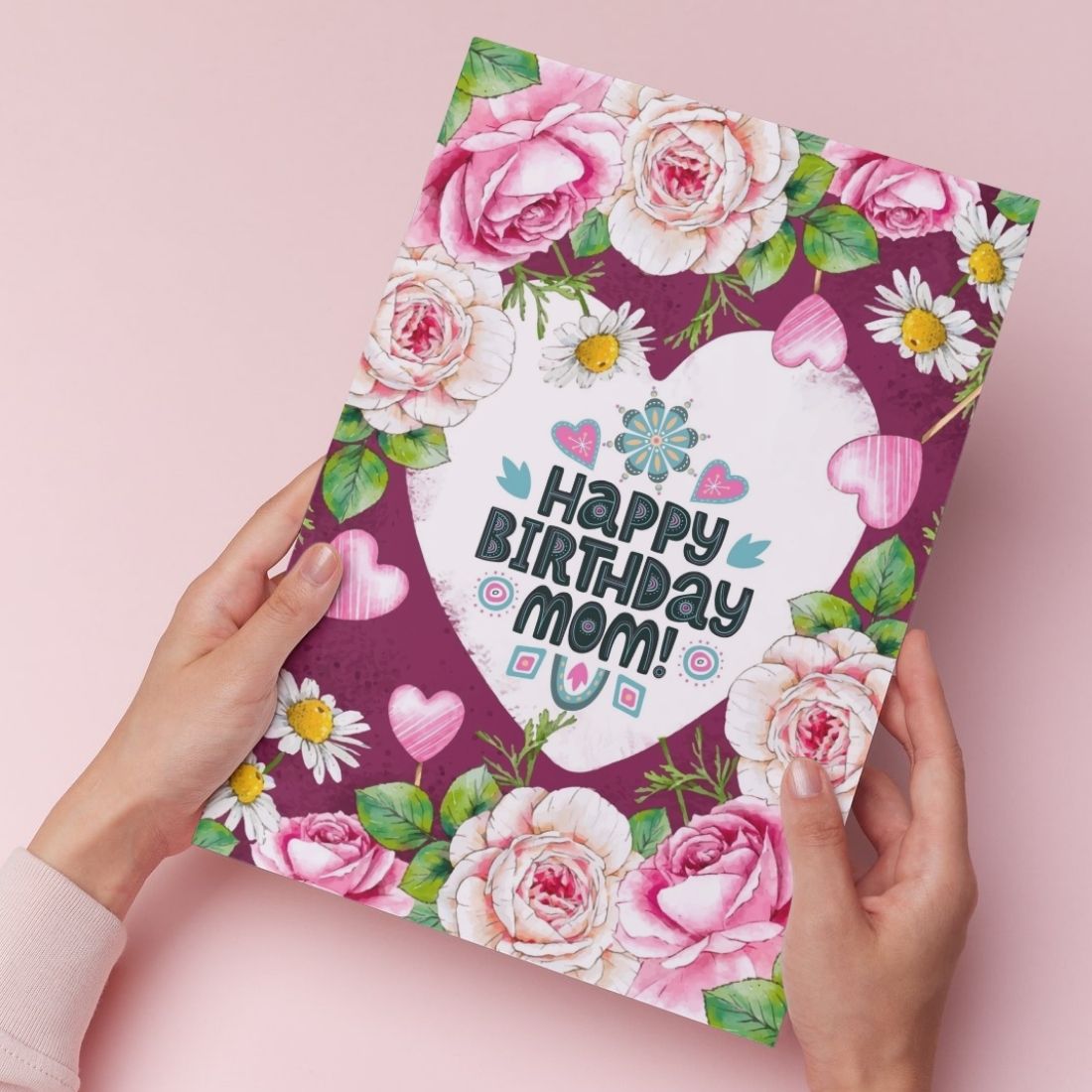 Mother Birthday Greeting Card with Envelope