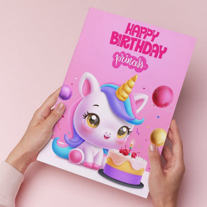 Daughter Birthday Greeting Card with Envelope