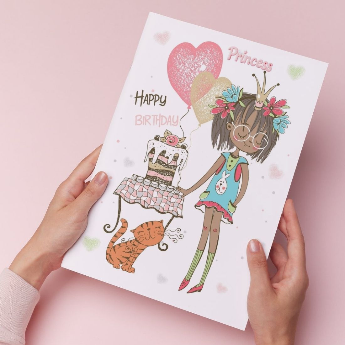 Daughter Birthday Greeting Card with Envelope