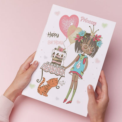 Daughter Birthday Greeting Card with Envelope