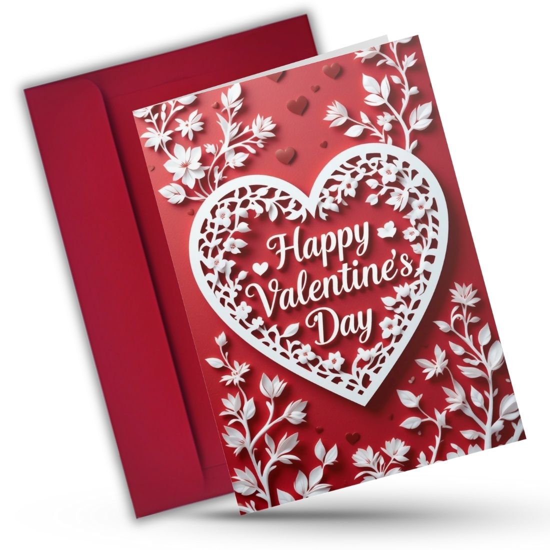 Valentine's Day Greeting Card with Envelope