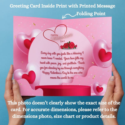 Valentine's Day Greeting Card with Envelope