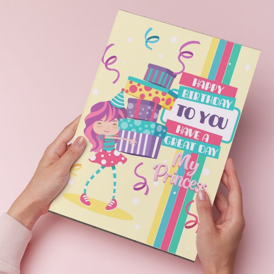 Daughter Birthday Greeting Card with Envelope