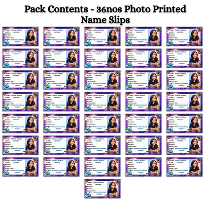 Kids Photo Name Slips Pack of 36