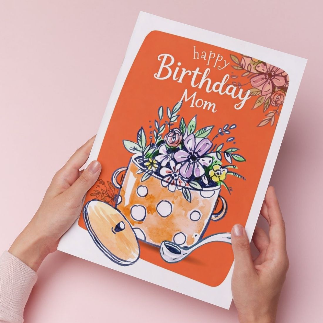 Mother Birthday Greeting Card with Envelope