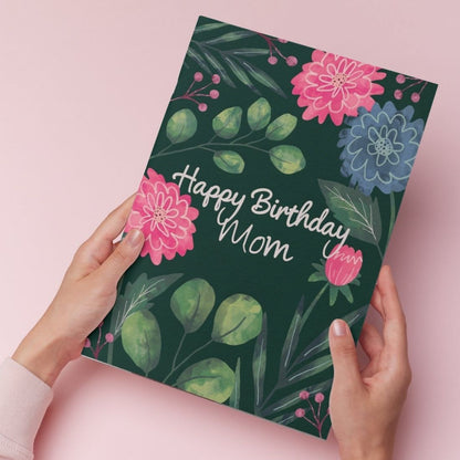 Mother Birthday Greeting Card with Envelope