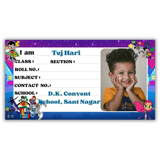 Kids Photo Name Slips Pack of 36