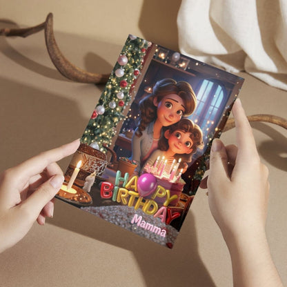 Mother Birthday Greeting Card with Envelope