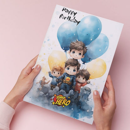Son Birthday Greeting Card with Envelope