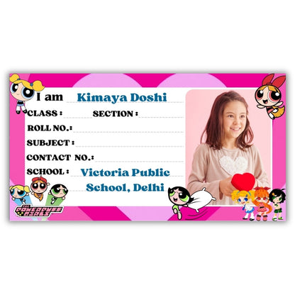 Kids Photo Name Slips Pack of 36