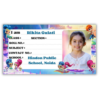 Kids Photo Name Slips Pack of 36