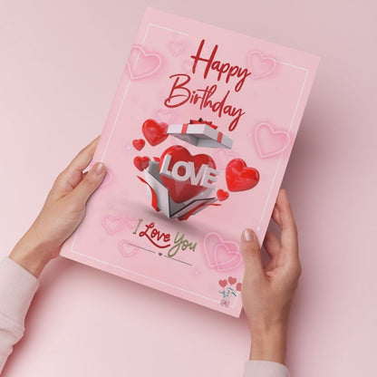 Love Birthday Greeting Card