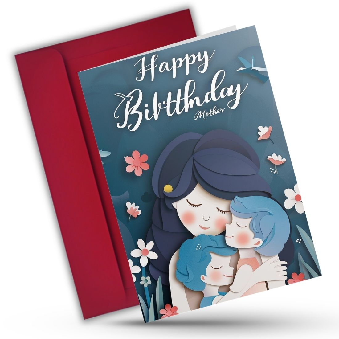Mother Birthday Greeting Card with Envelope