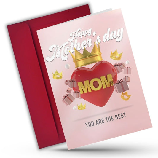 Mother's Day Greeting Card with Envelope - Gift for Mom