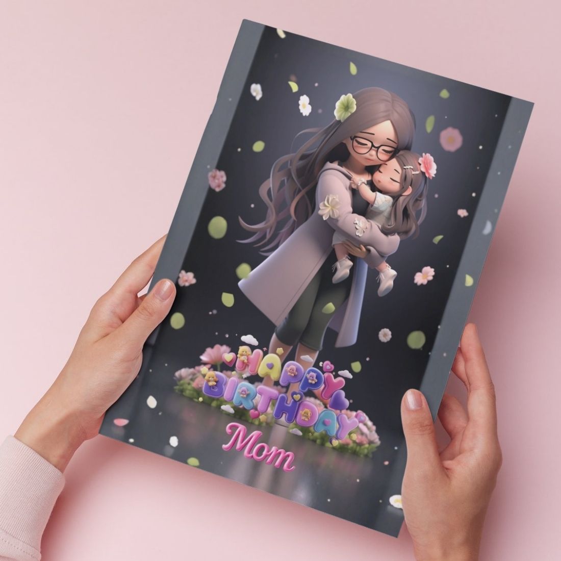 Mother Birthday Greeting Card with Envelope