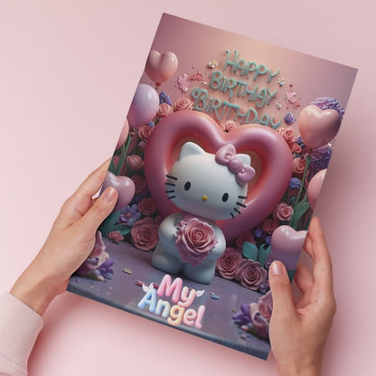 Daughter Birthday Greeting Card with Envelope