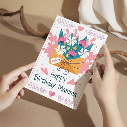 Mother Birthday Greeting Card with Envelope