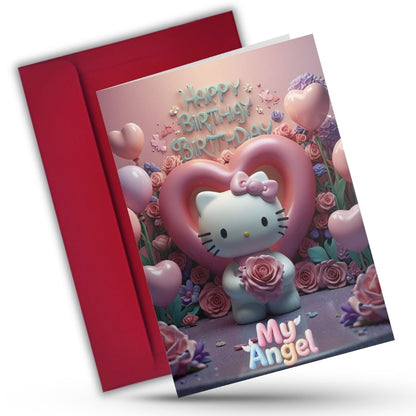 Daughter Birthday Greeting Card with Envelope