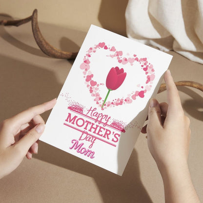 Mother's Day Greeting Card with Envelope - Gift for Mom