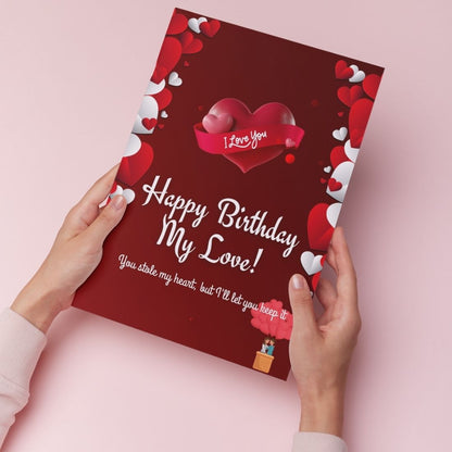 Love Birthday Greeting Card