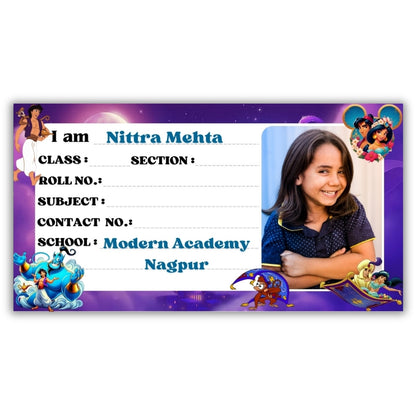 Kids Photo Name Slips Pack of 36