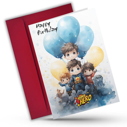 Son Birthday Greeting Card with Envelope