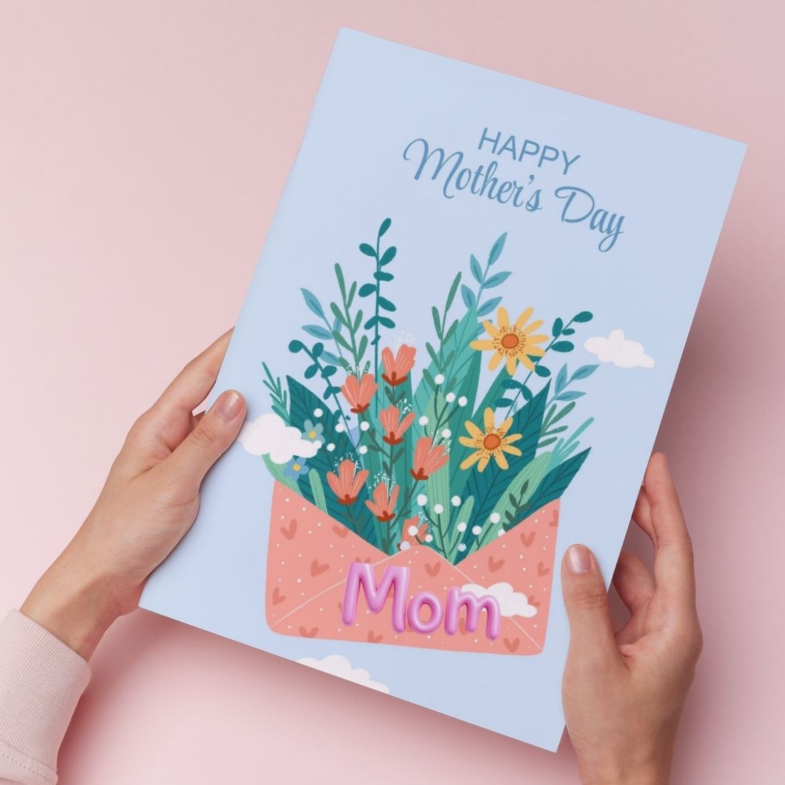 Mother's Day Greeting Card with Envelope - Gift for Mom