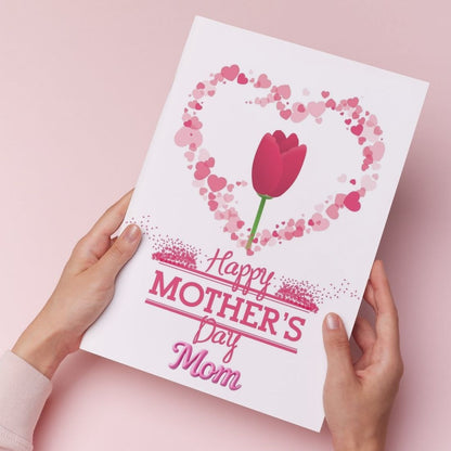 Mother's Day Greeting Card with Envelope - Gift for Mom
