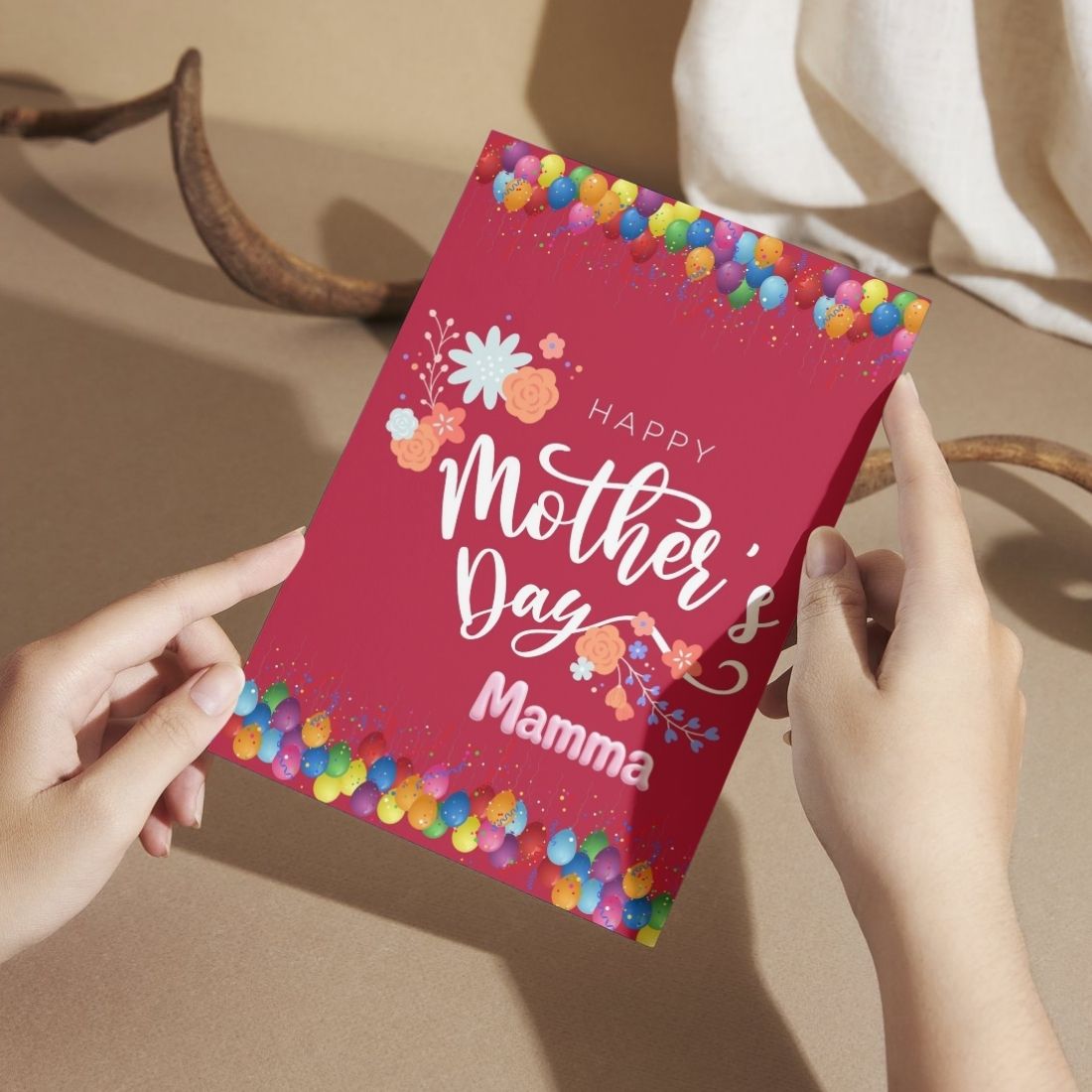 Mother's Day Greeting Card with Envelope - Gift for Mom