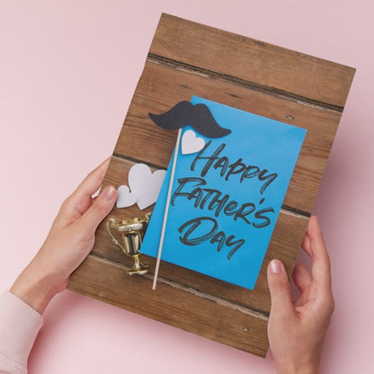 Father's Day Card for Dad — Printed Greeting Card with Envelope