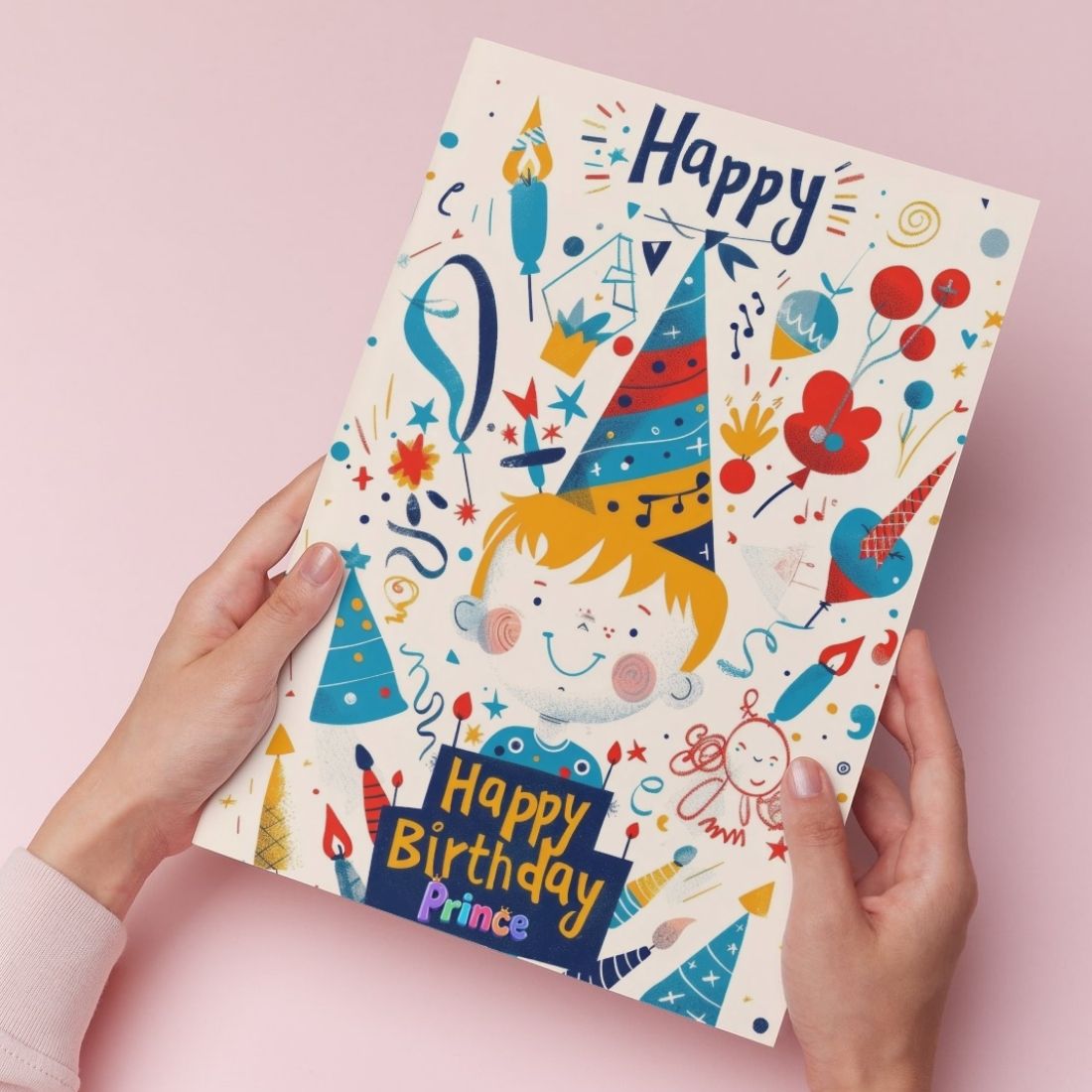 Son Birthday Greeting Card with Envelope