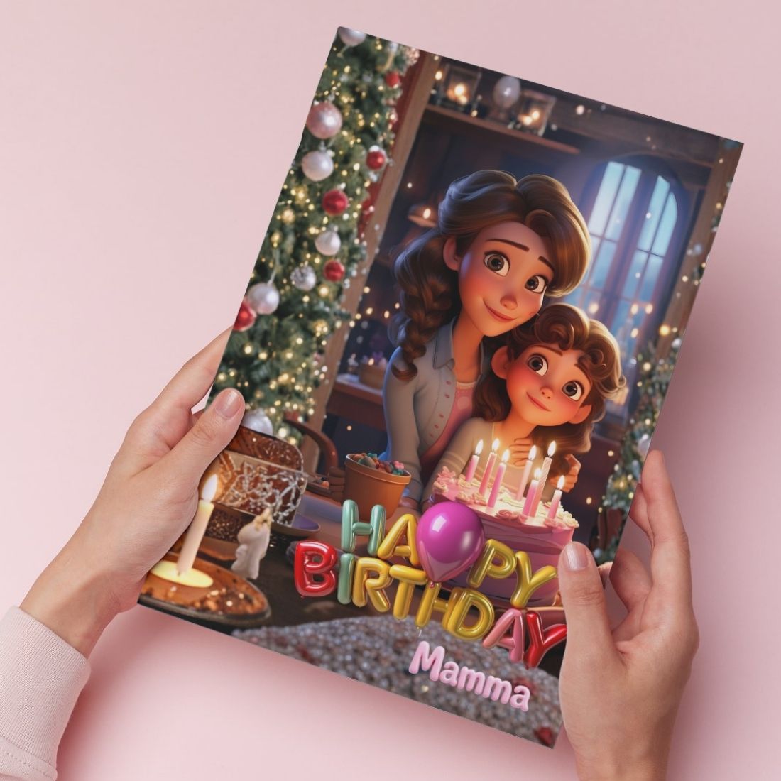 Mother Birthday Greeting Card with Envelope