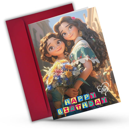 Sister Birthday Greeting Card with Envelope