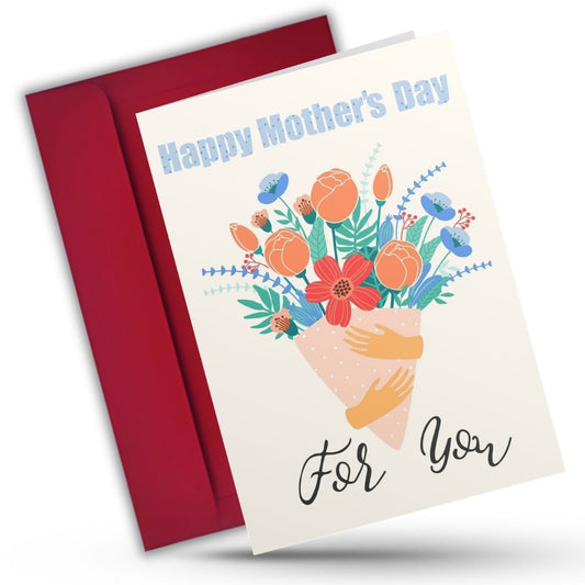 Mother's Day Greeting Card with Envelope - Gift for Mom