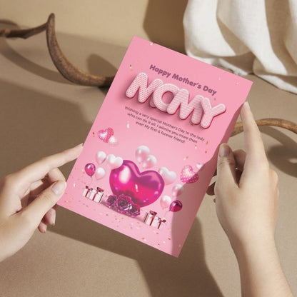 Mother's Day Greeting Card with Envelope - Gift for Mom