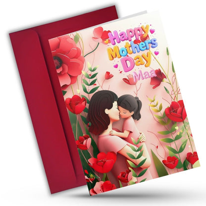 Mother's Day Greeting Card with Envelope - Gift for Mom