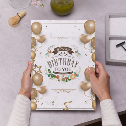 Happy Birthday Greeting Card For Family, Friends
