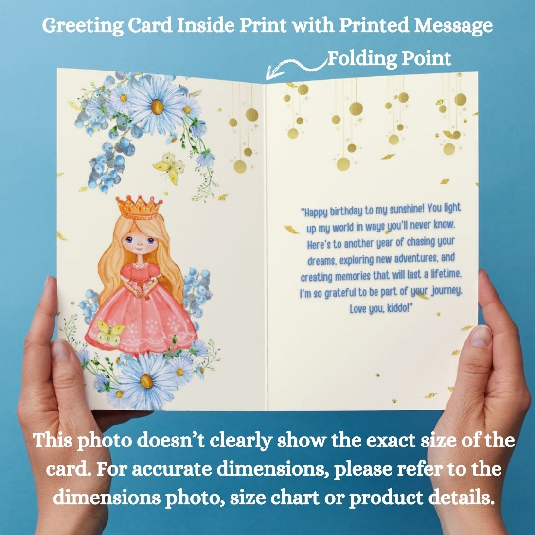 Daughter Birthday Greeting Card with Envelope