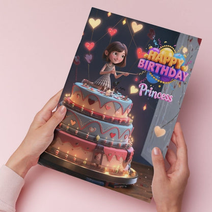Daughter Birthday Greeting Card with Envelope