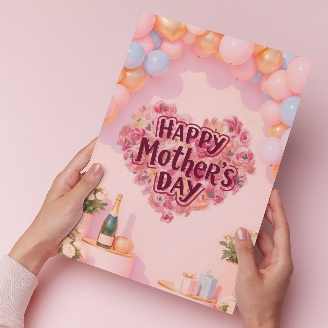 Mother's Day Greeting Card with Envelope - Gift for Mom