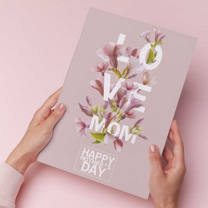 Mother's Day Greeting Card with Envelope - Gift for Mom